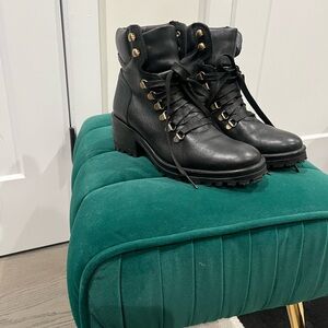 Steve Madden | Galway Black Leather Boot